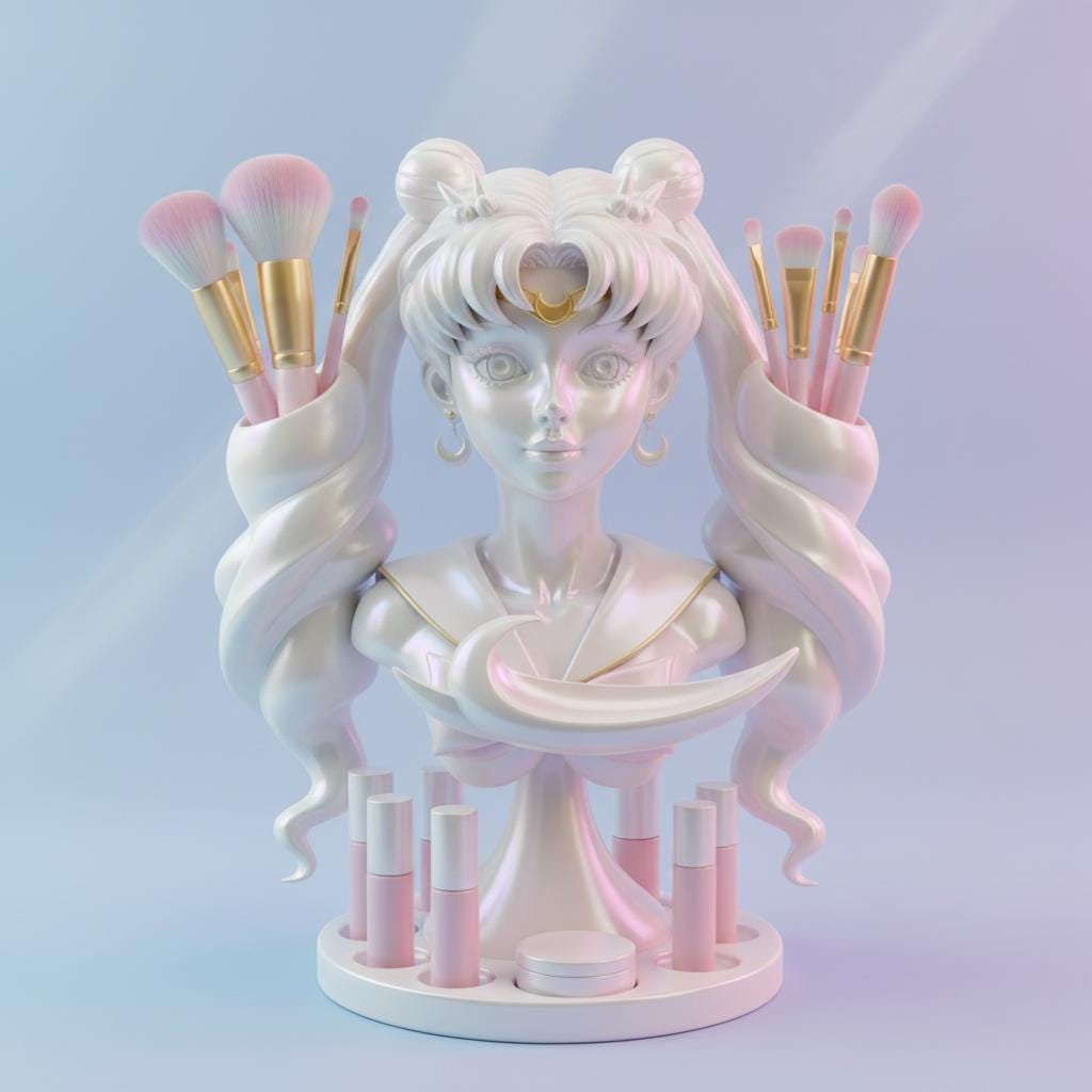 Sailor Moon Inspired Make Up Organizers