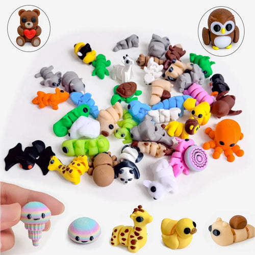 3D Printed Colorful Wigglies