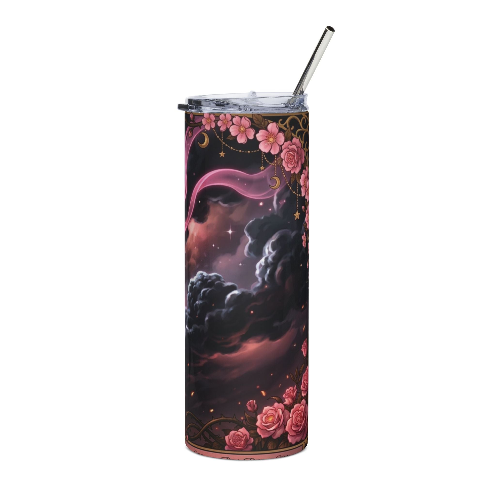 Sailor Moon Silhouette 20oz Stainless Steel Tumbler — Moonlit Magical Girl Travel Cup