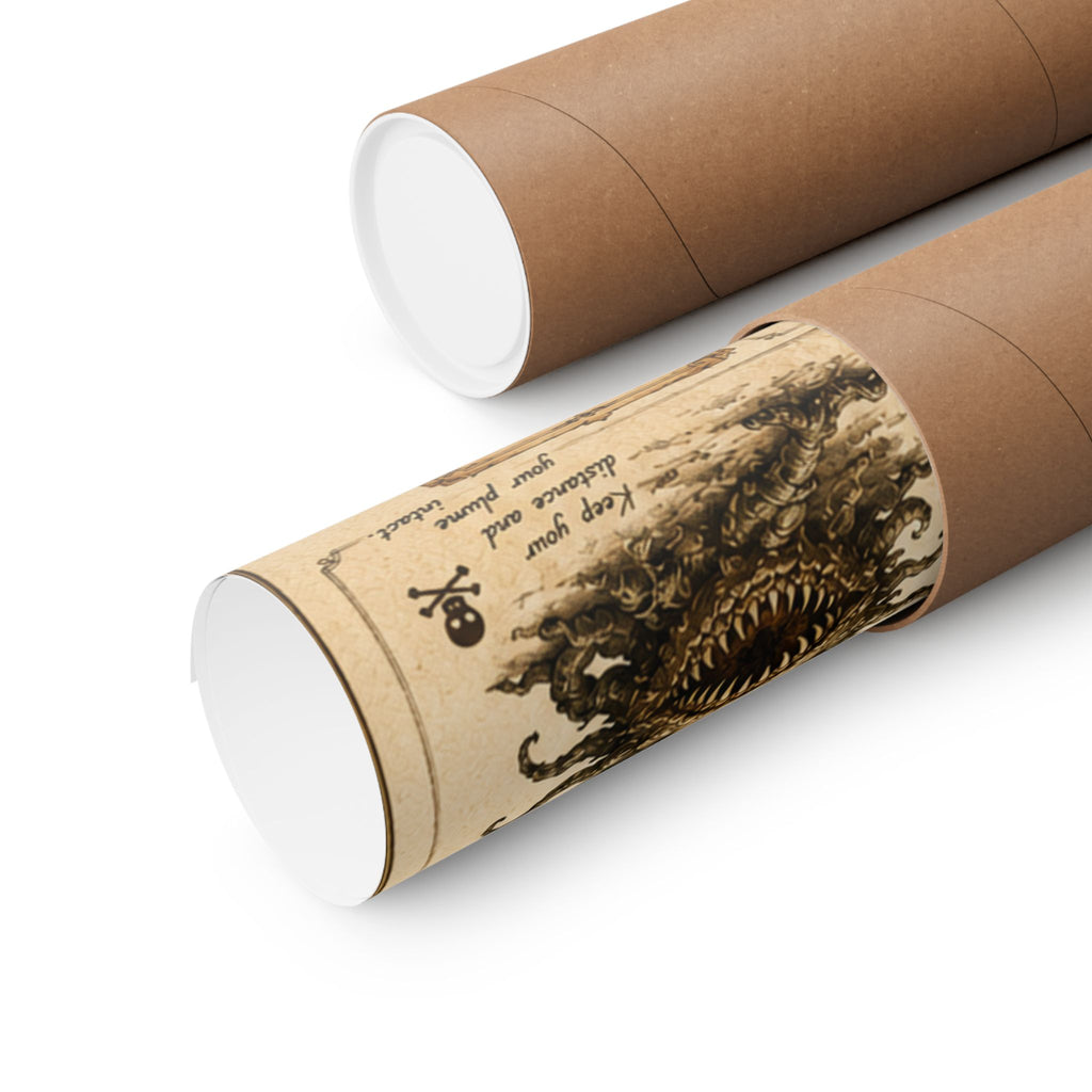 Chocobo Field Guide Matte Poster — Vintage Final Fantasy XIV Creature Chart
