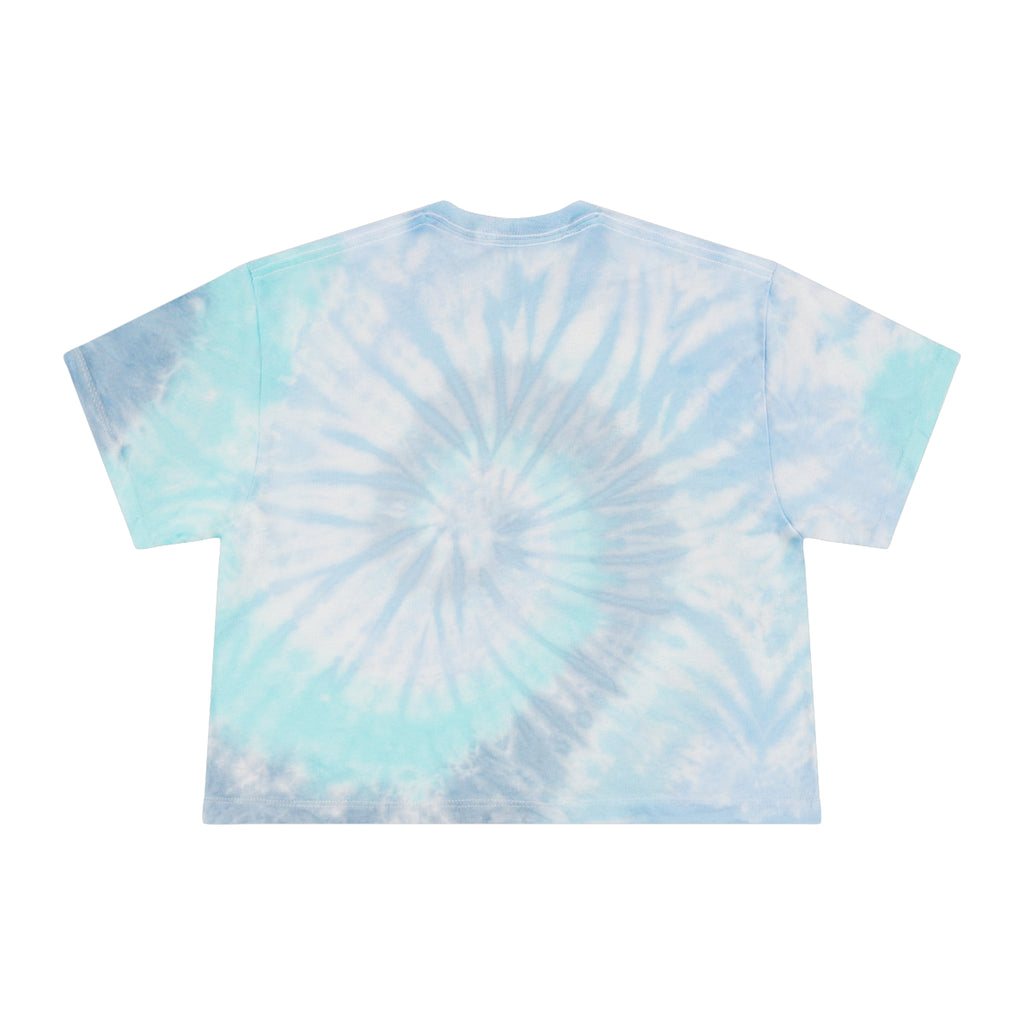 Tie-Dye Crop Tee — Pastel Kirby Graphic "Dream Star"