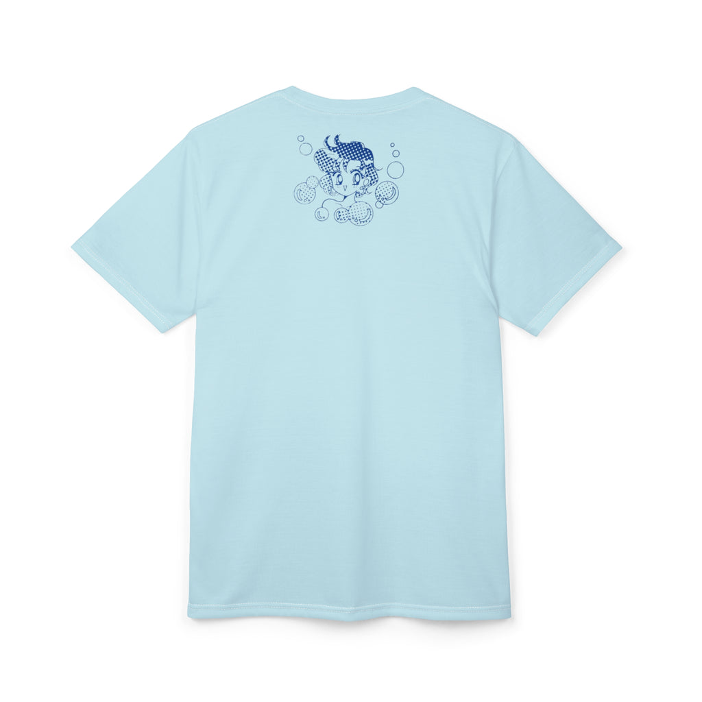 Sailor Mercury Anime Graphic Tee — "Sailor Mercury / Ami Mizuno" All-Over Print