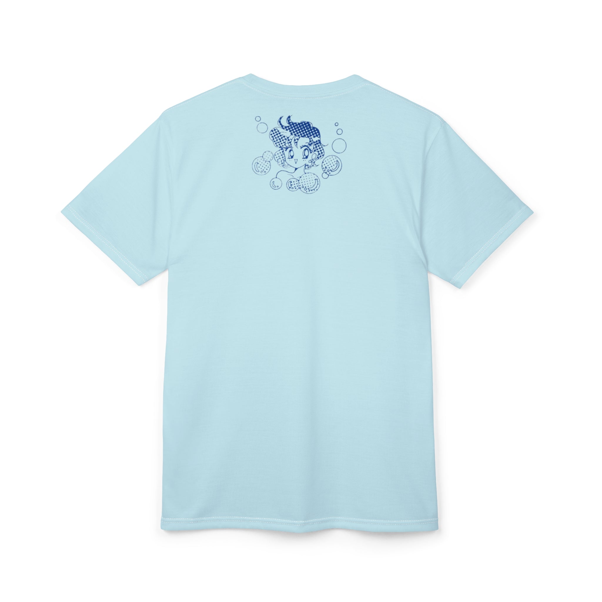 Sailor Mercury Anime Graphic Tee — "Sailor Mercury / Ami Mizuno" All-Over Print
