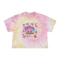 Tie-Dye Crop Tee — Pastel Kirby Graphic "Dream Star"