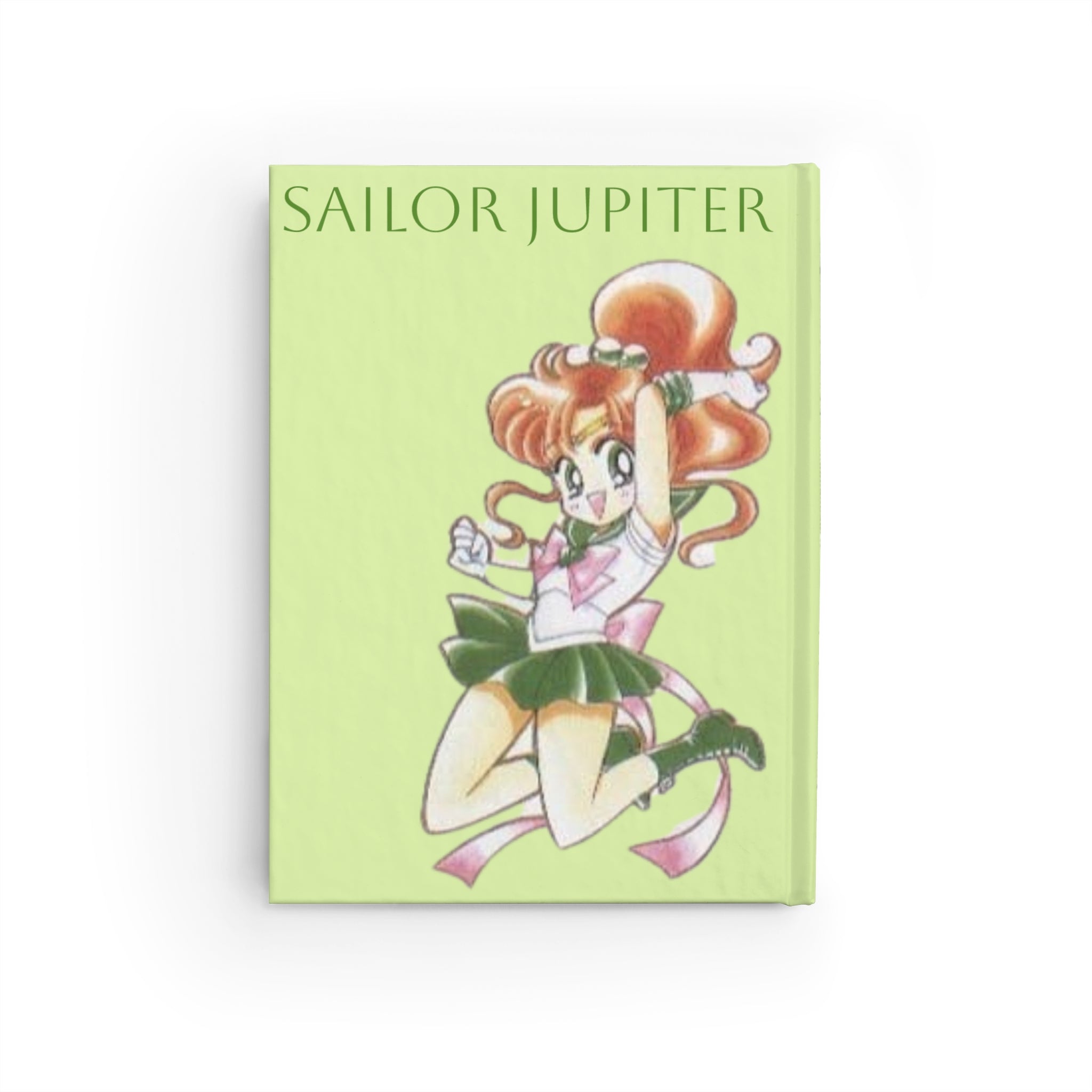 Sailor Jupiter Anime Journal — Green Magical Girl Notebook