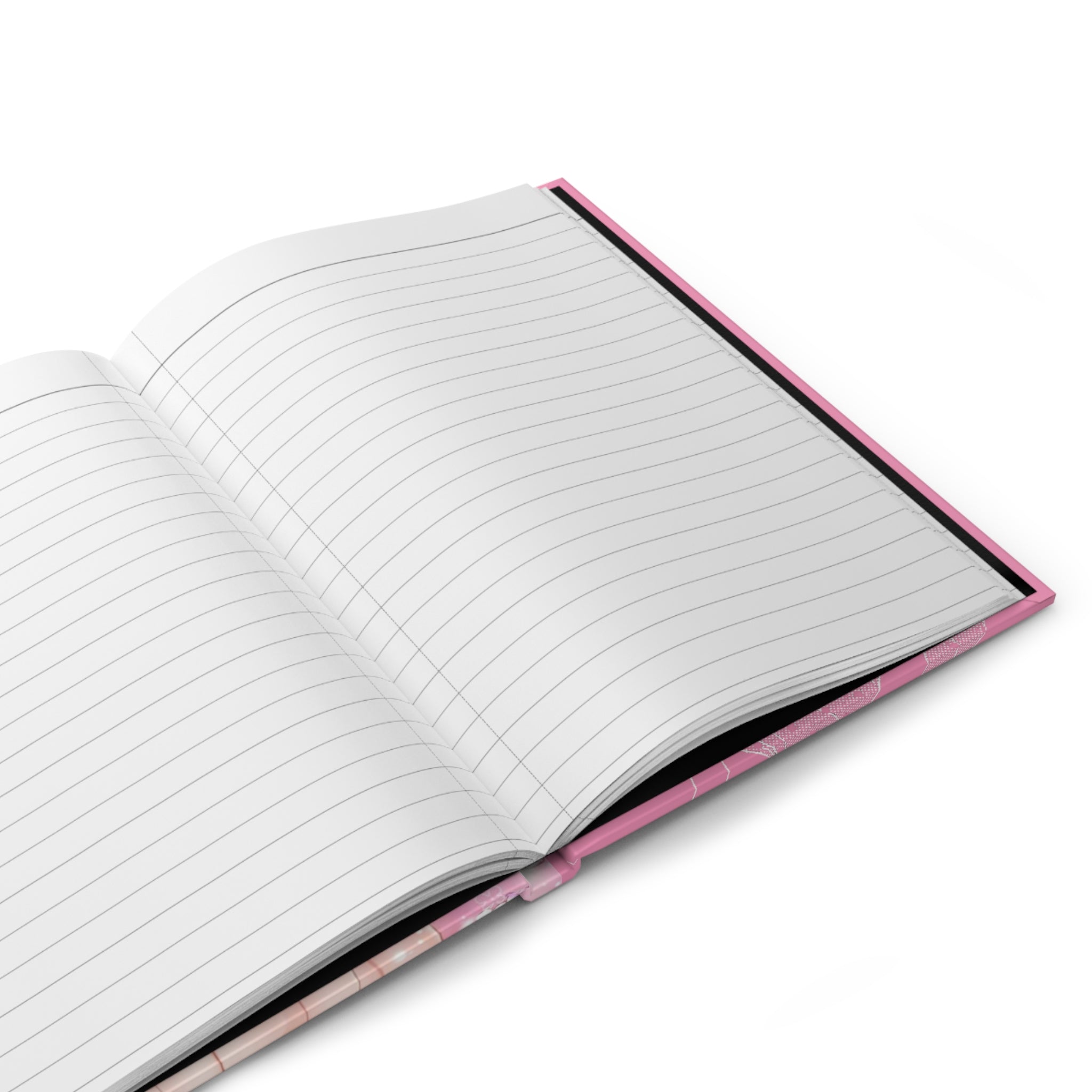 Sailor Moon-Inspired Pink Hardcover Journal — Anime Girl Sketch Notebook