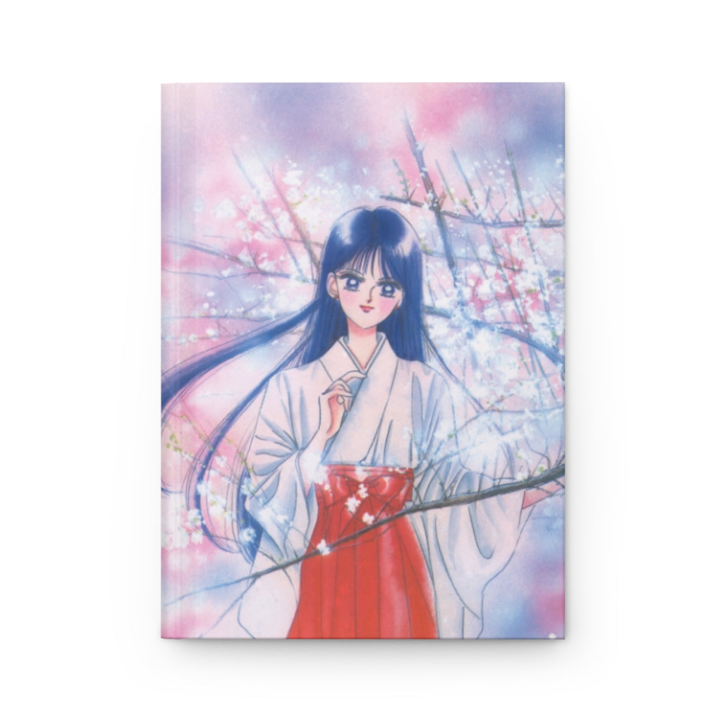 Hardcover Journal — Sailor Mars Anime Notebook (Cherry Blossom Illustration)