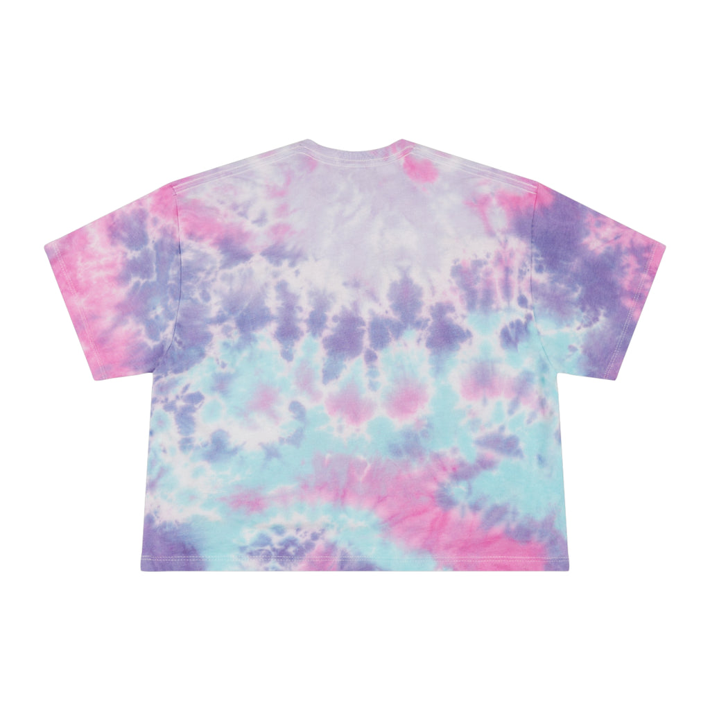 Tie-Dye Crop Tee — Pastel Kirby Graphic "Dream Star"