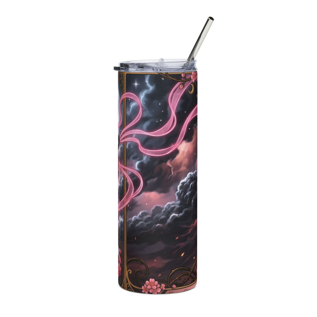 Sailor Moon Silhouette 20oz Stainless Steel Tumbler — Moonlit Magical Girl Travel Cup