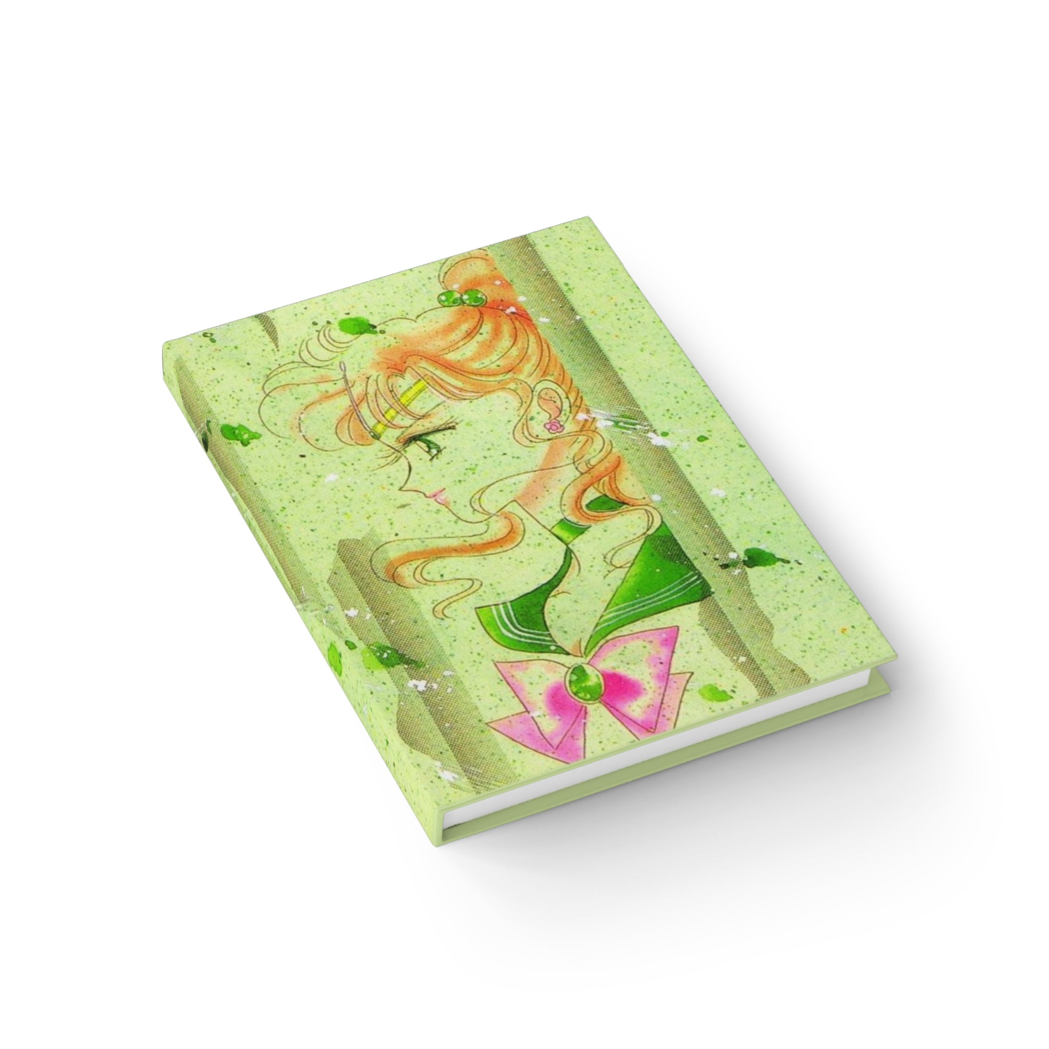 Sailor Jupiter Anime Journal — Green Magical Girl Notebook