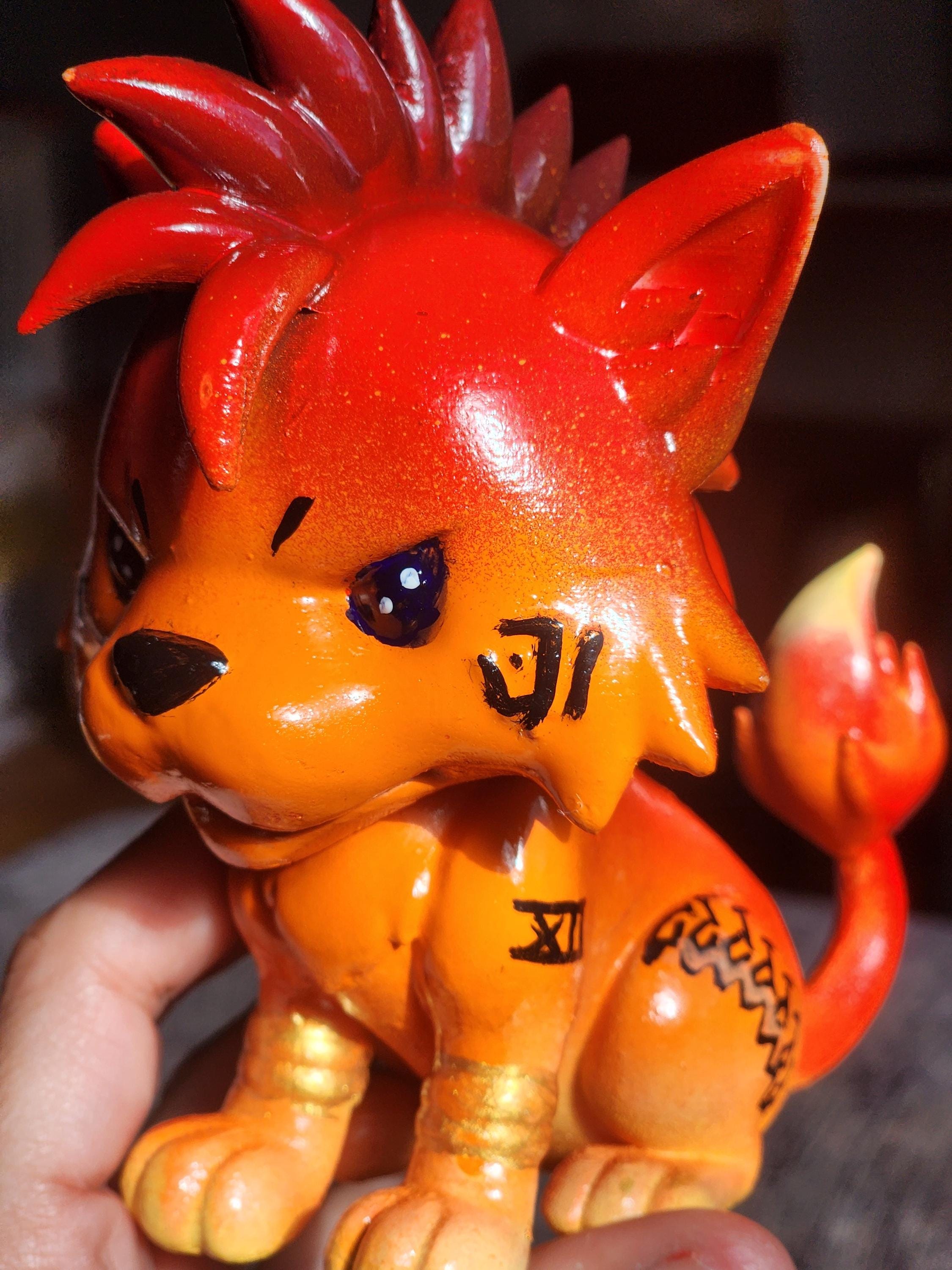 3D Print Hand Painted, Final Fantasy RED 1 OAK 5 INCHES3d printinggift