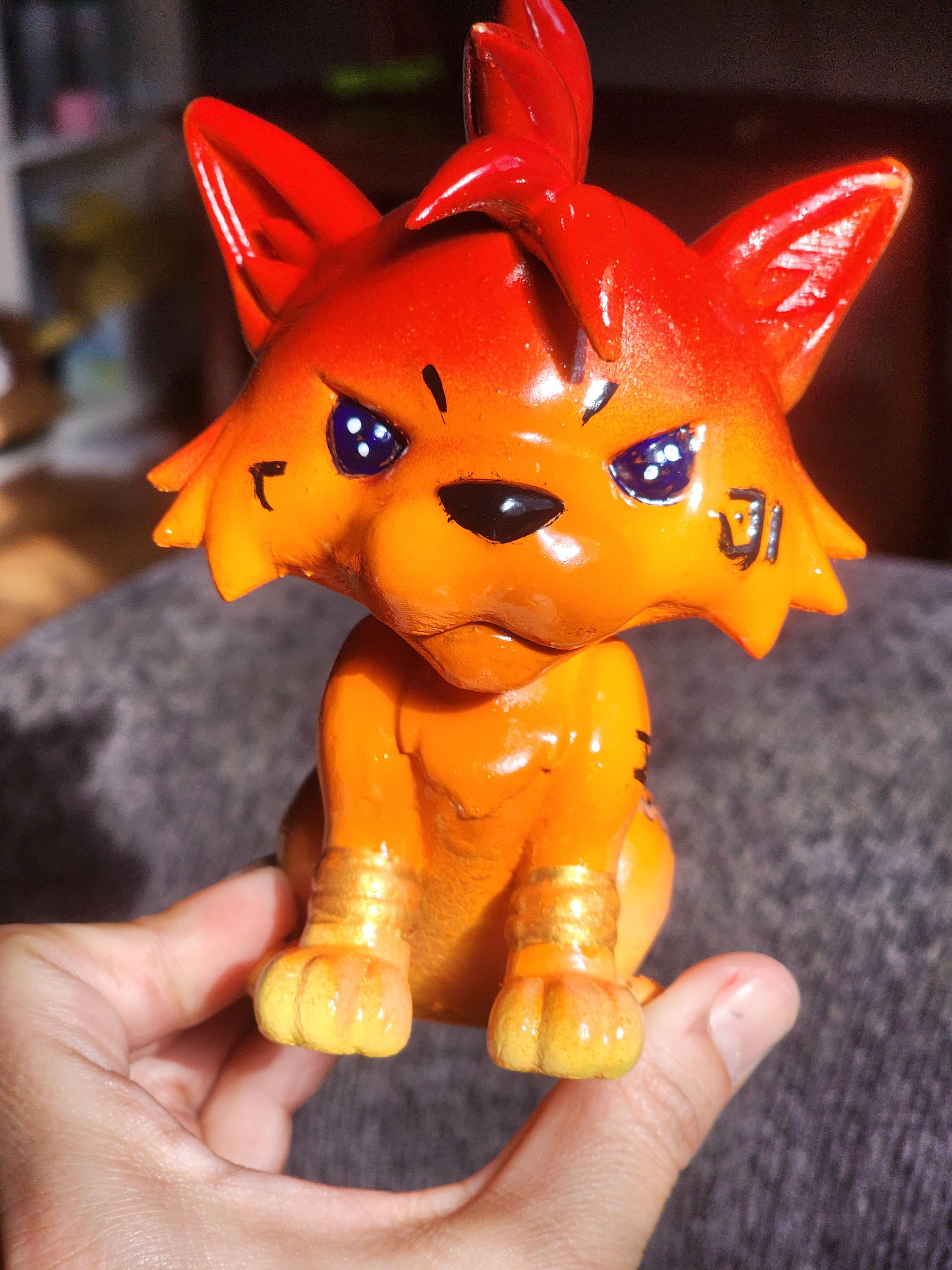 3D Print Hand Painted, Final Fantasy RED 1 OAK 5 INCHES3d printinggift