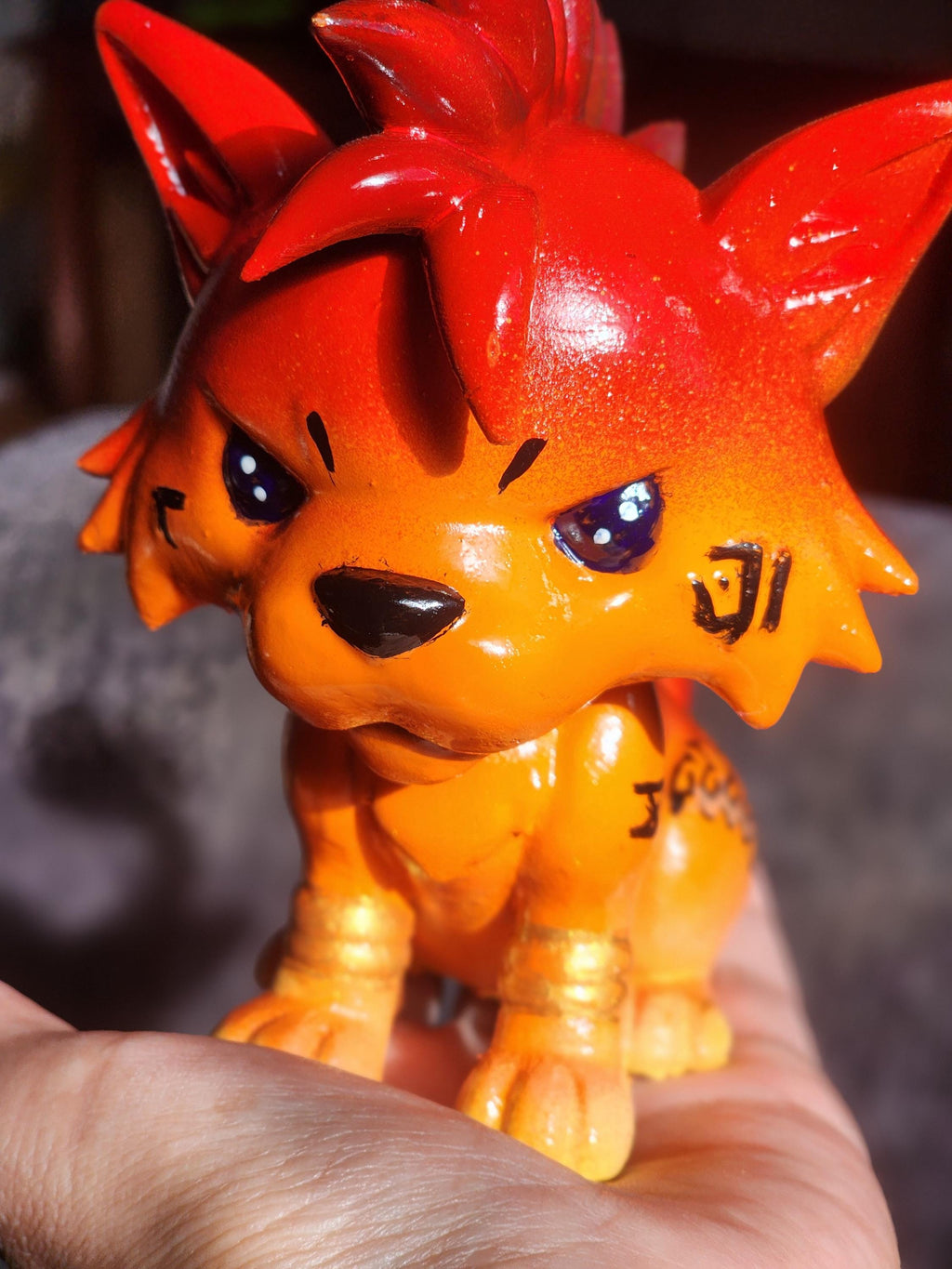 3D Print Hand Painted, Final Fantasy RED 1 OAK 5 INCHES3d printinggift