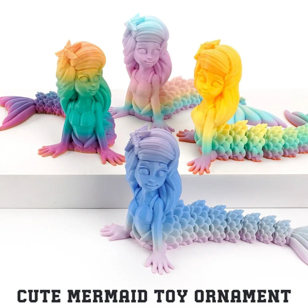 3D Printed Mermaid Figurines