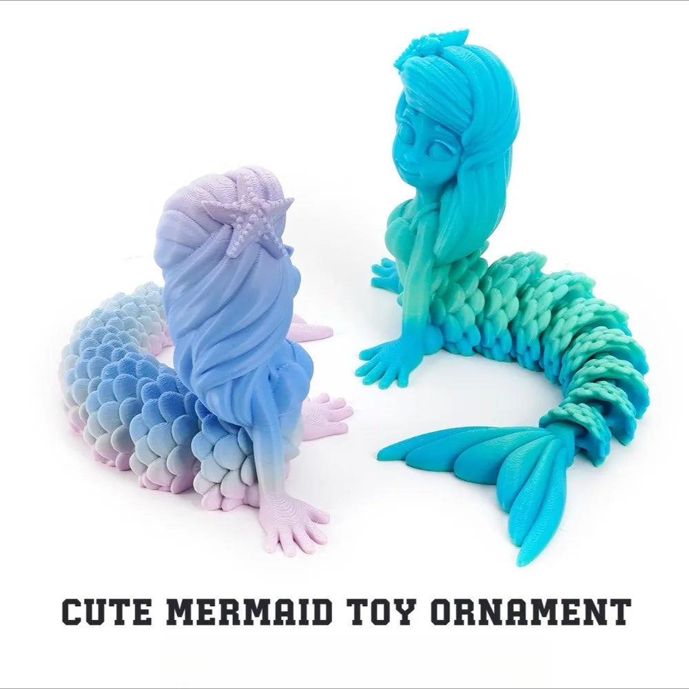 3D Printed Mermaid Figurines