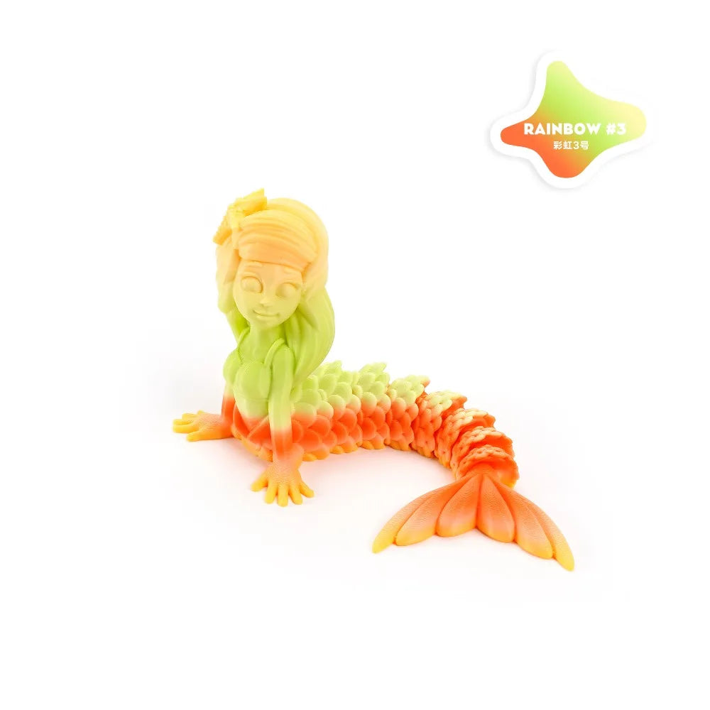 3D Printed Mermaid Figurines