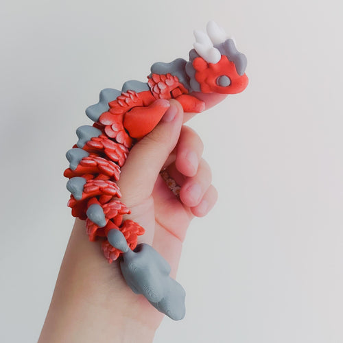 3D print Toy Kawaii Baby Dragon NEW Red Dragon, Gift