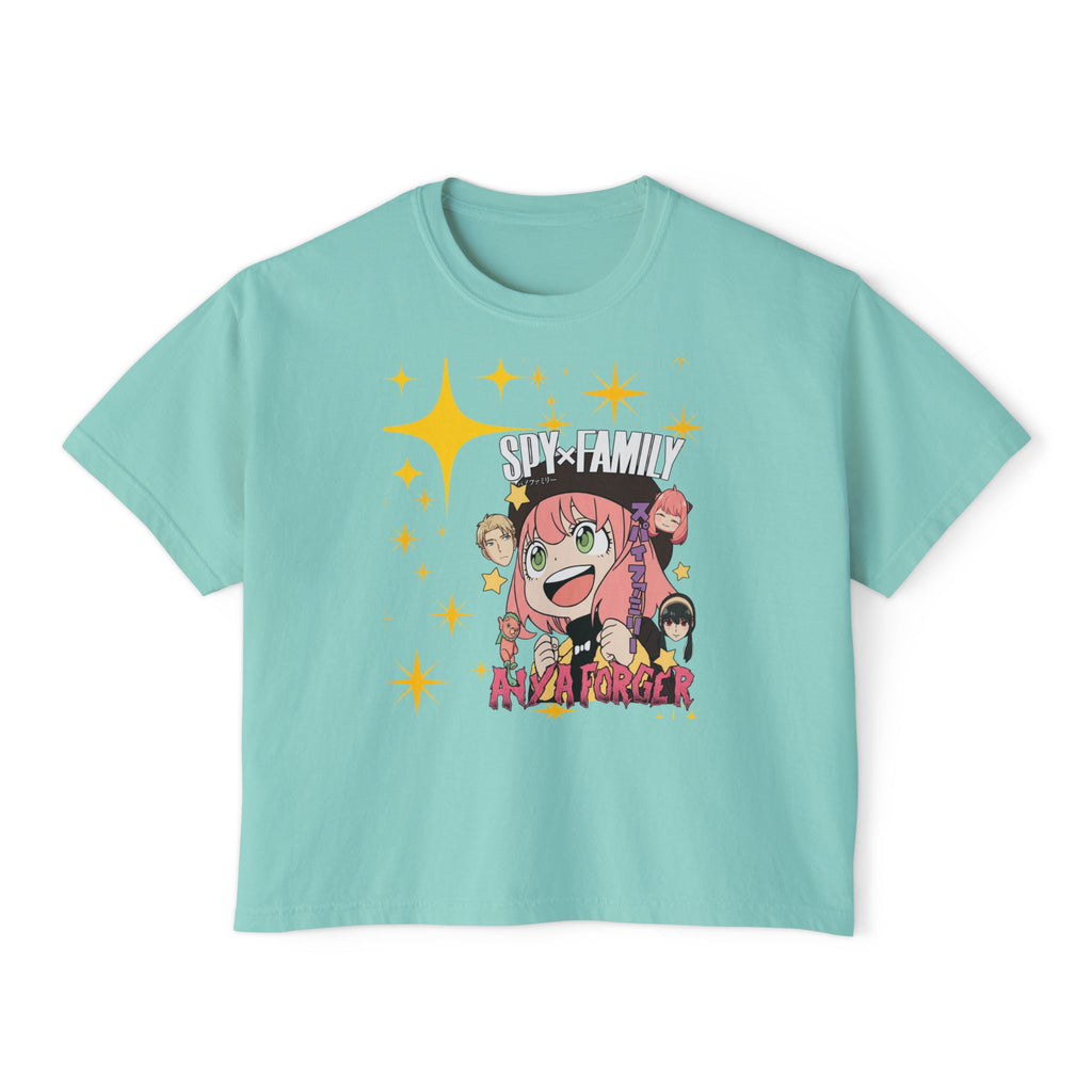 Spy x Family Anya Boxy Tee — Cute Anime Character Graphic Shirt