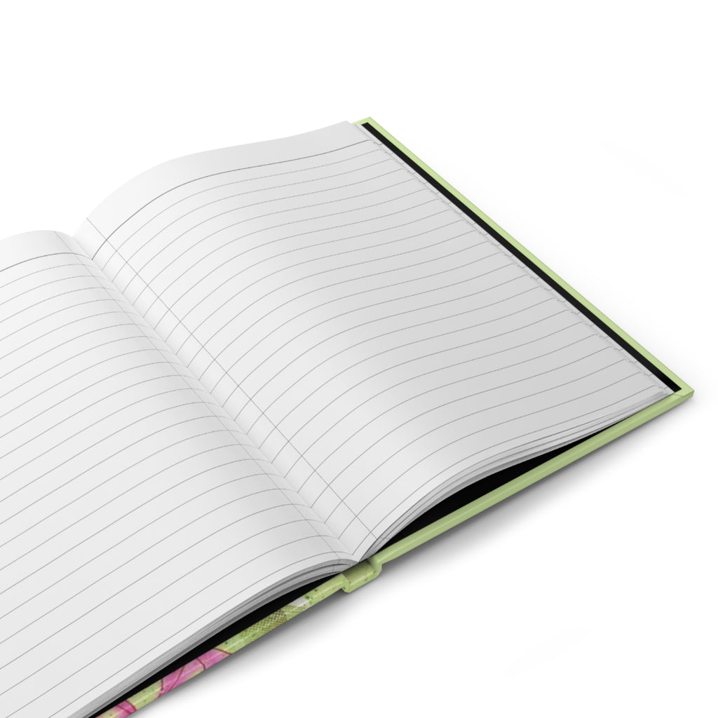 Sailor Jupiter Hardcover Journal — Anime Girl Green Sketch Notebook