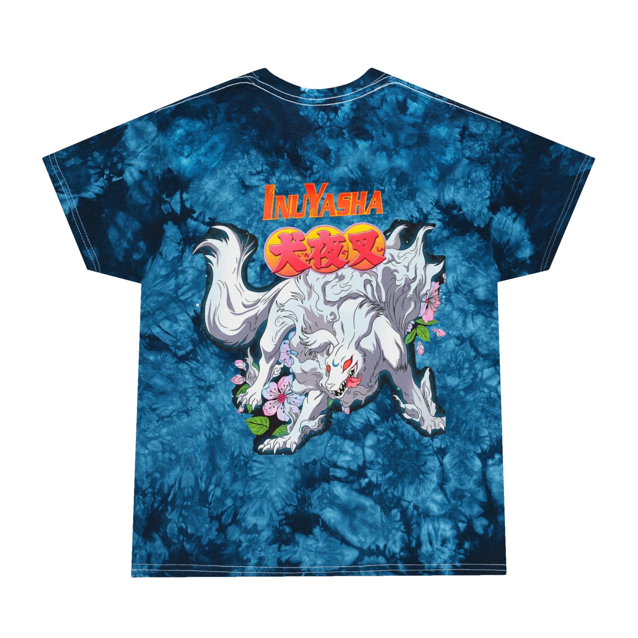 InuYasha Tie-Dye T-Shirt — Anime Crystal Graphic Tee