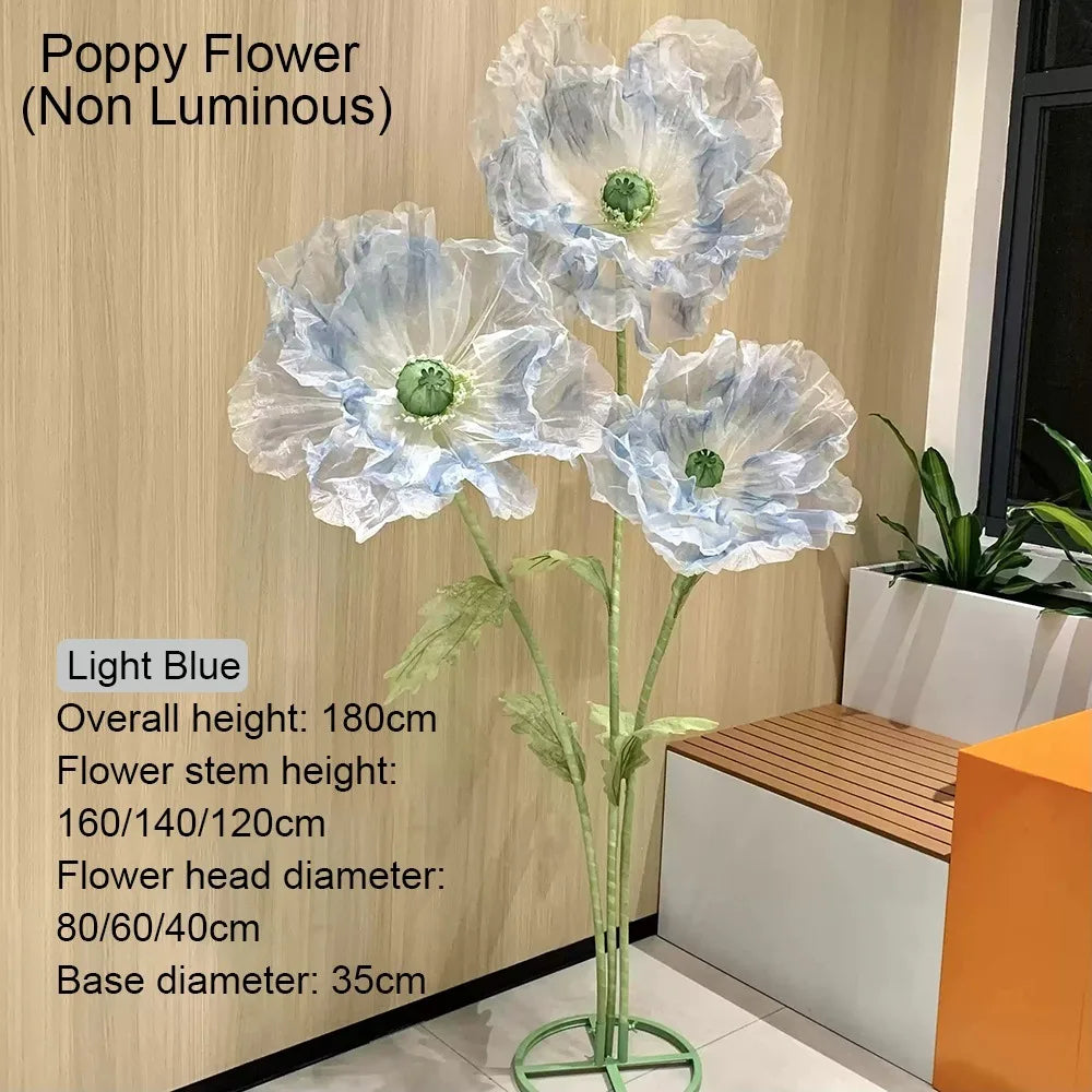 70 Inch Lighted Elpis Flower Inspired Fantasy Decor