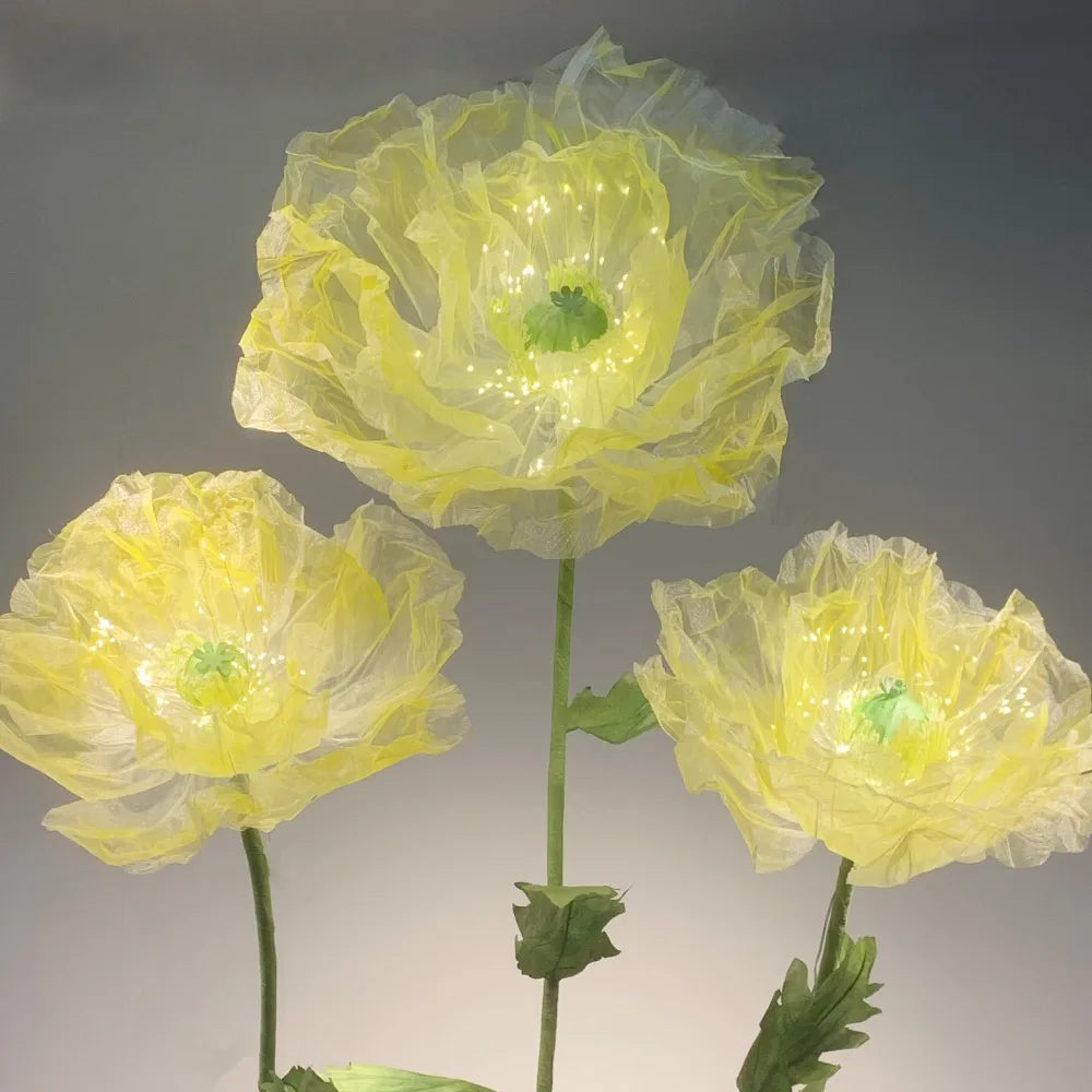 70 Inch Lighted Elpis Flower Inspired Fantasy Decor