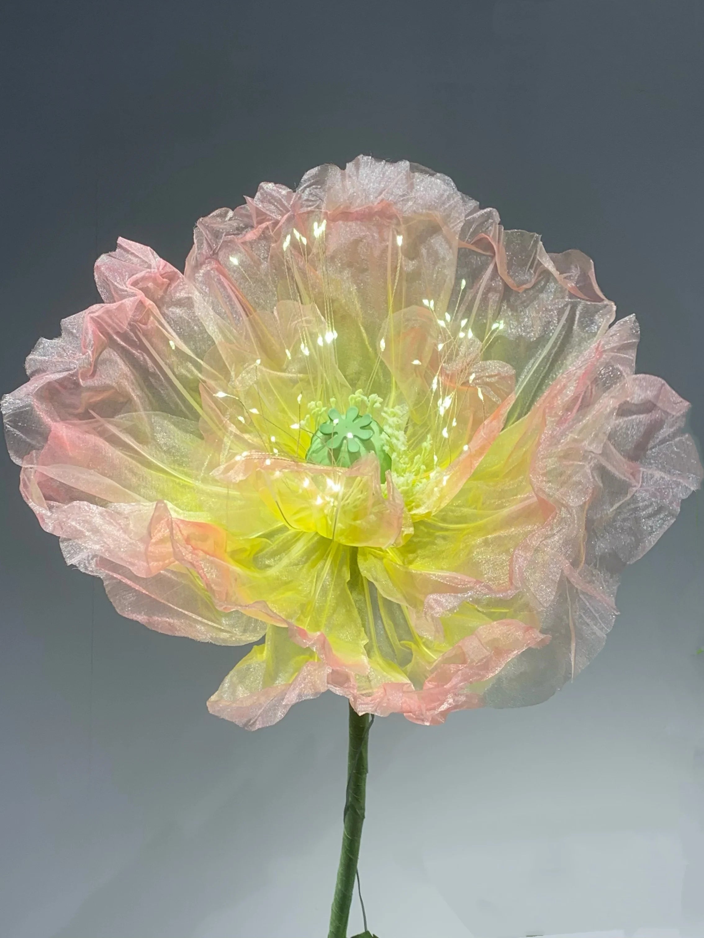 70 Inch Lighted Elpis Flower Inspired Fantasy Decor