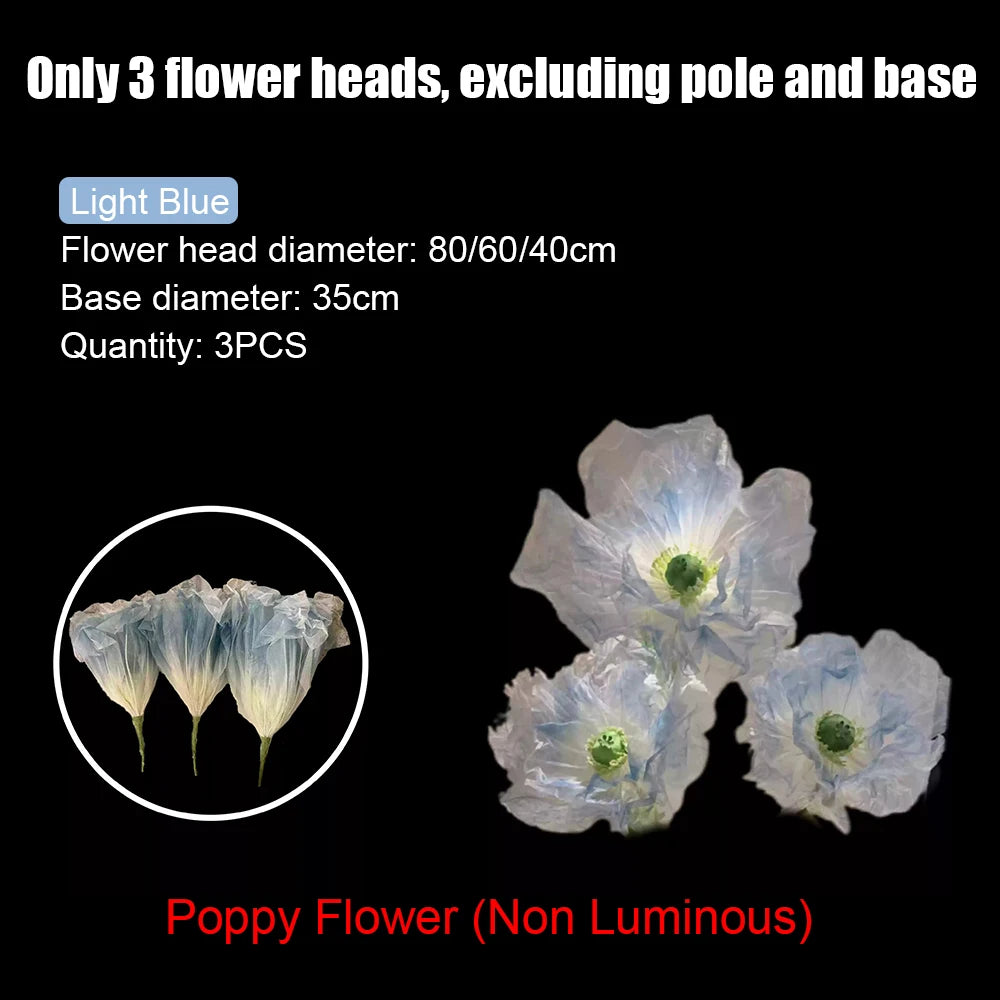 70 Inch Lighted Elpis Flower Inspired Fantasy Decor