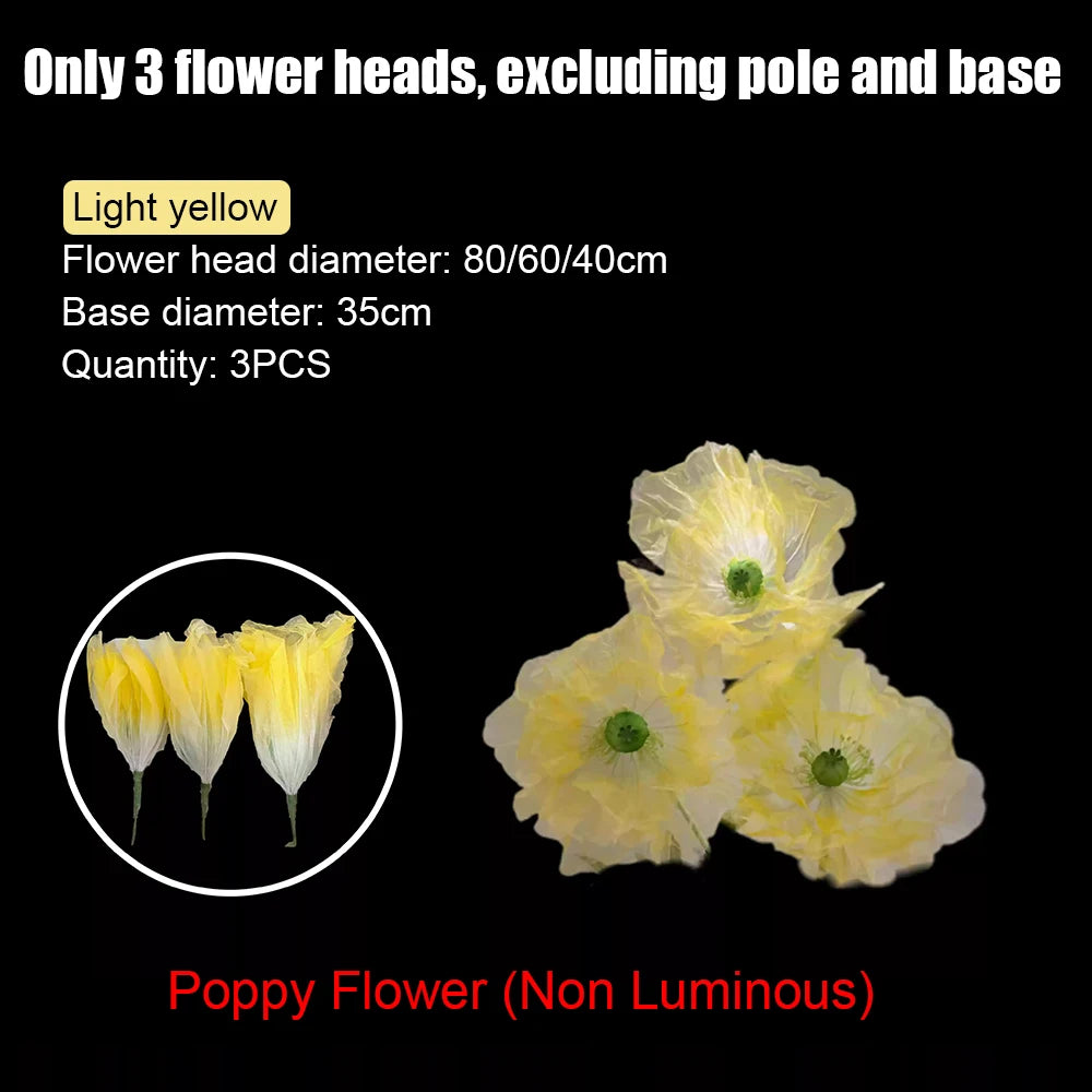70 Inch Lighted Elpis Flower Inspired Fantasy Decor