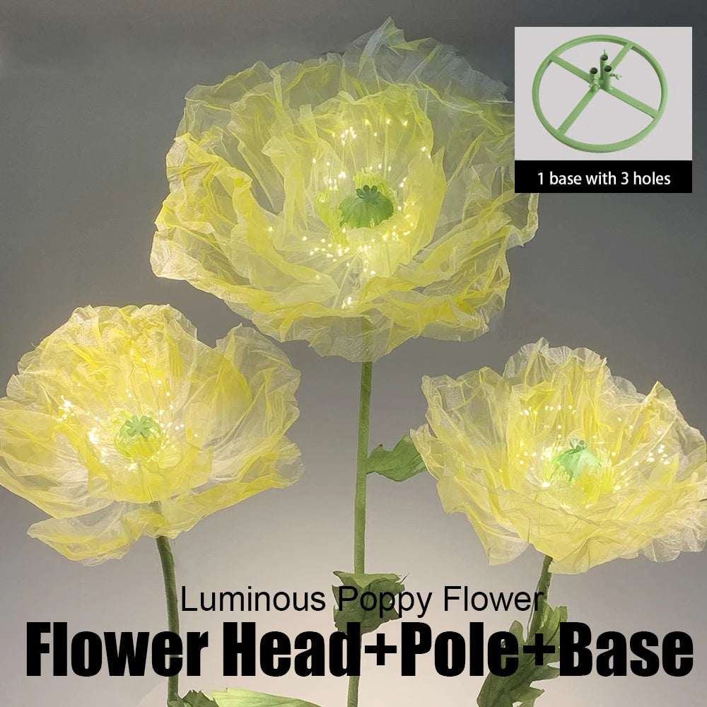 70 Inch Lighted Elpis Flower Inspired Fantasy Decor