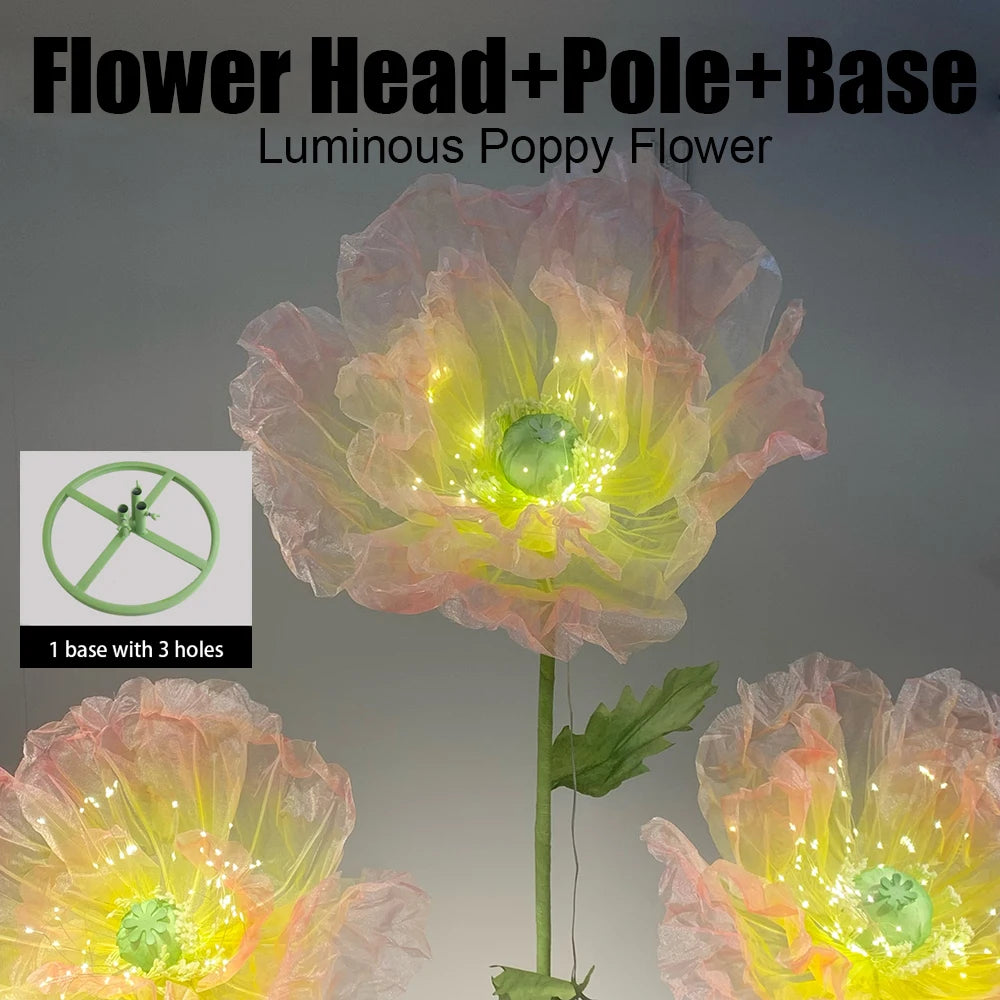 70 Inch Lighted Elpis Flower Inspired Fantasy Decor