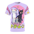 Sailor Moon Kittens All-Over Print Tee — Cute Anime Cat Graphic T-Shirt
