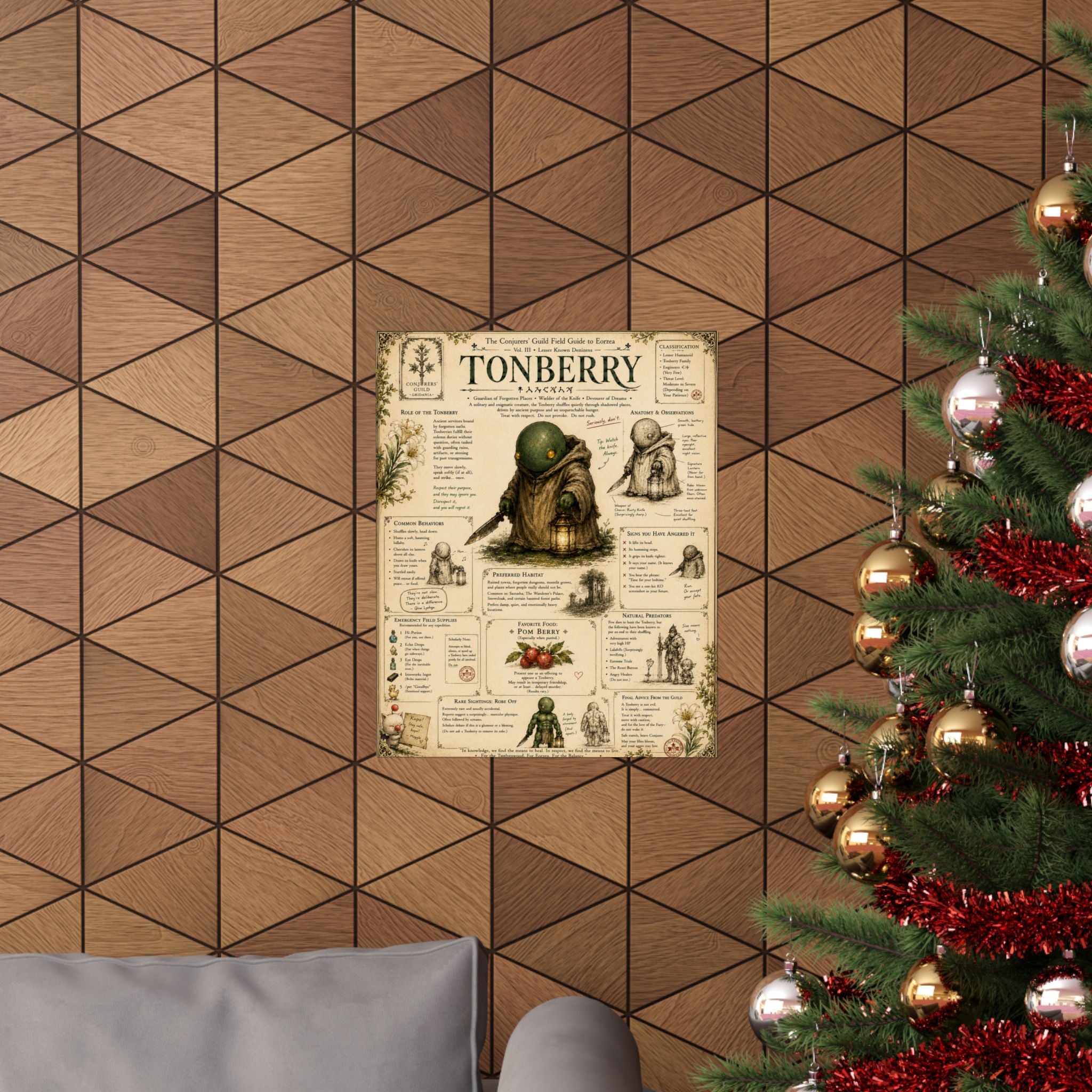 Tonberry Field Guide Matte Poster