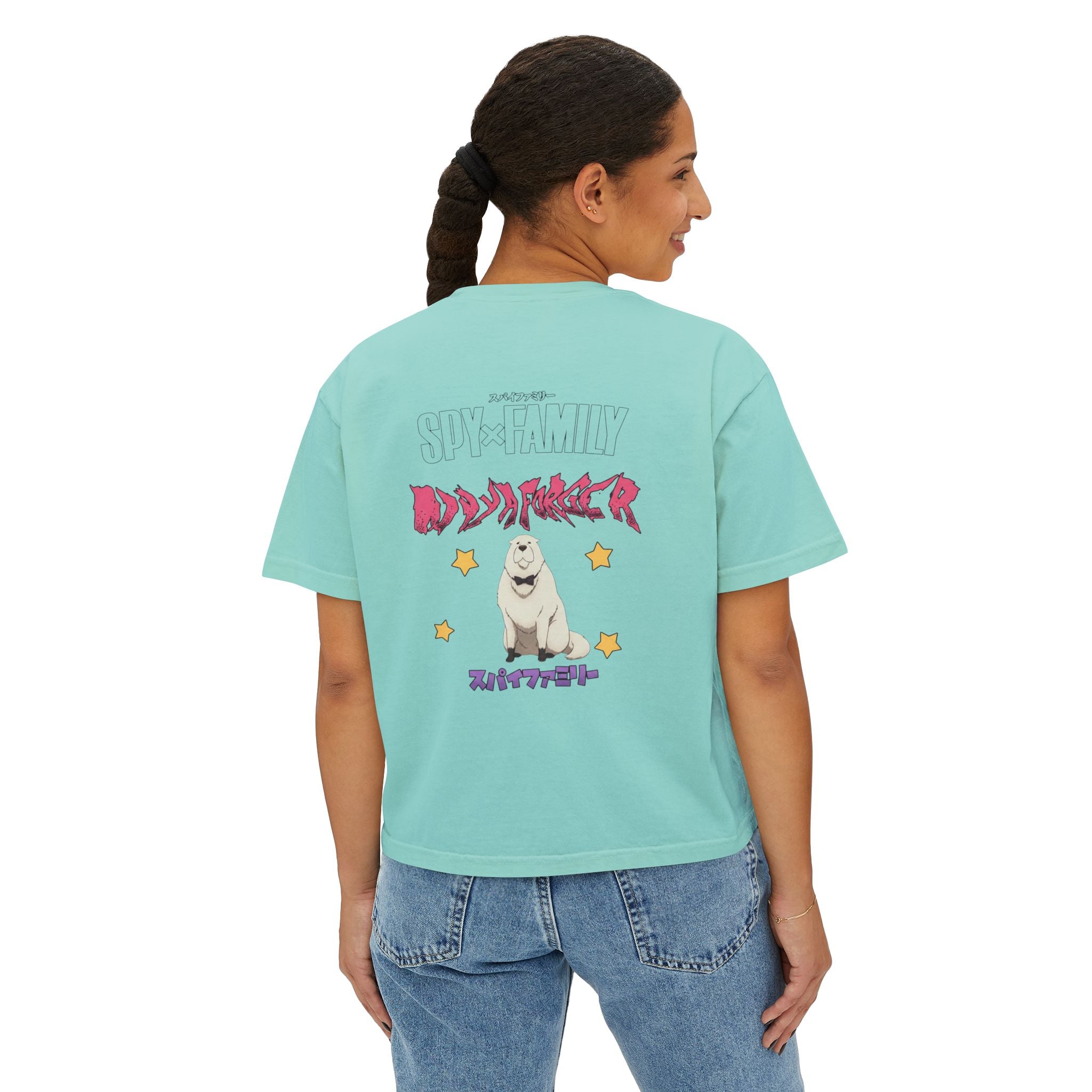 Spy x Family Anya Boxy Tee — Cute Anime Character Graphic Shirt