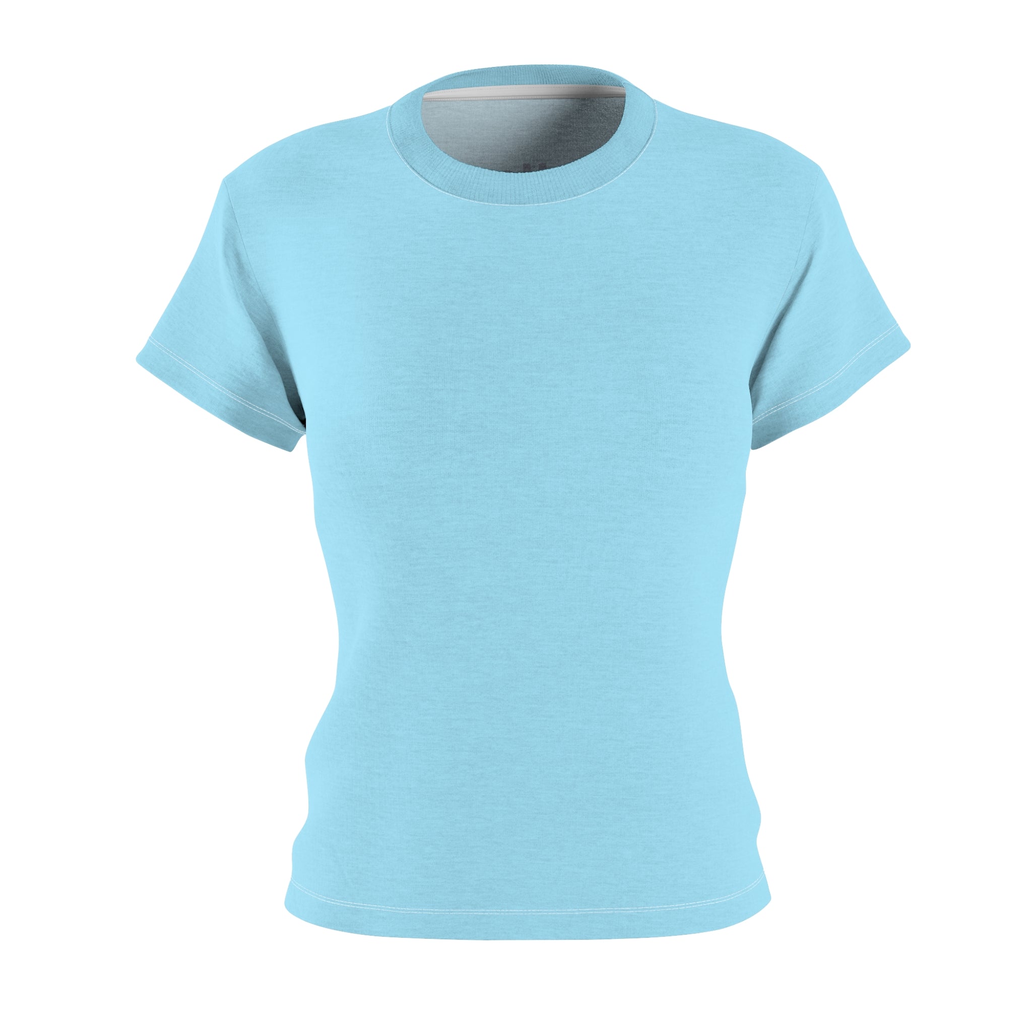 Women's Cut & Sew Tee — Classic Light Blue Crewneck