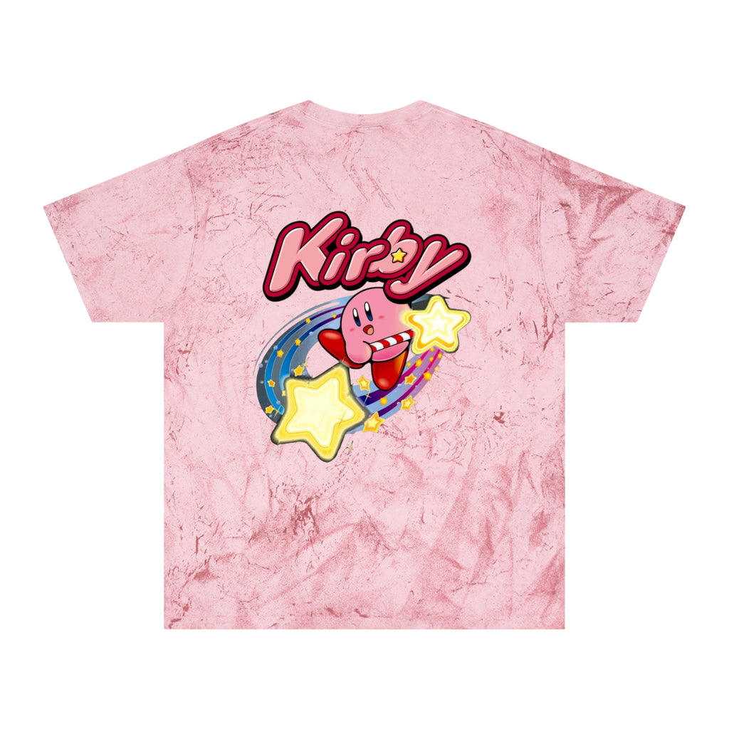 Kirby Japanese Logo Tie-Dye T-Shirt