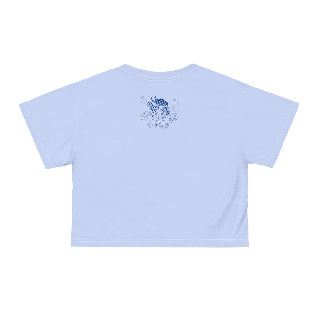 Sailor Mercury Crop Tee – Anime Chibi Aesthetic