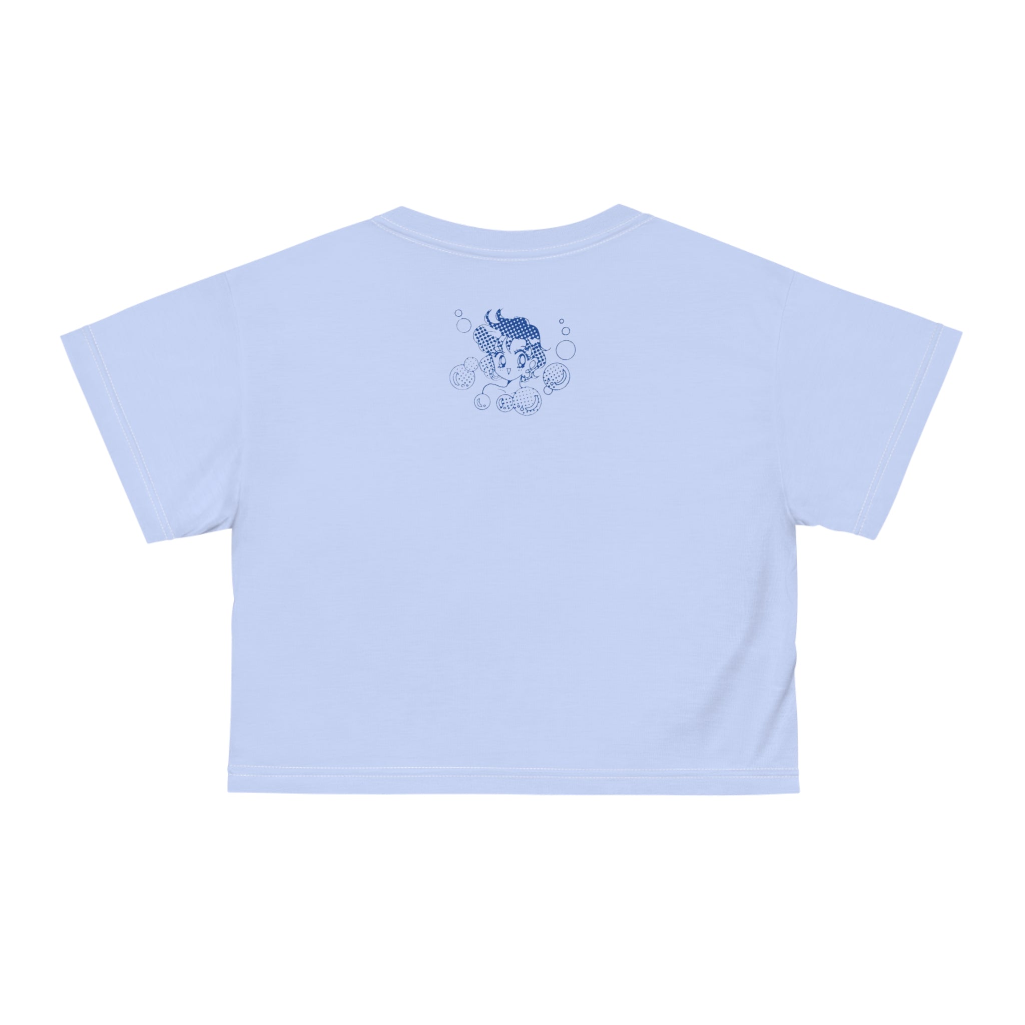 Sailor Mercury Crop Tee – Anime Chibi Aesthetic