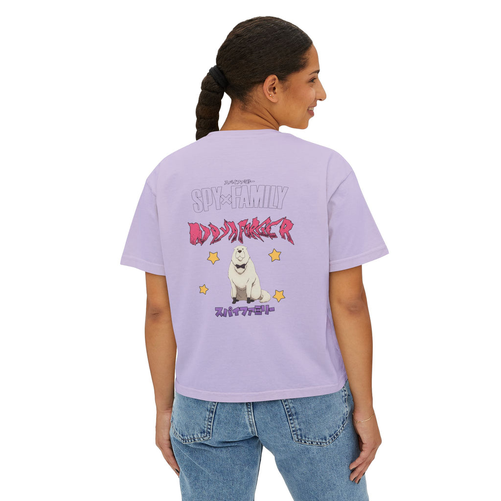 Spy x Family Anya Boxy Tee — Cute Anime Character Graphic Shirt