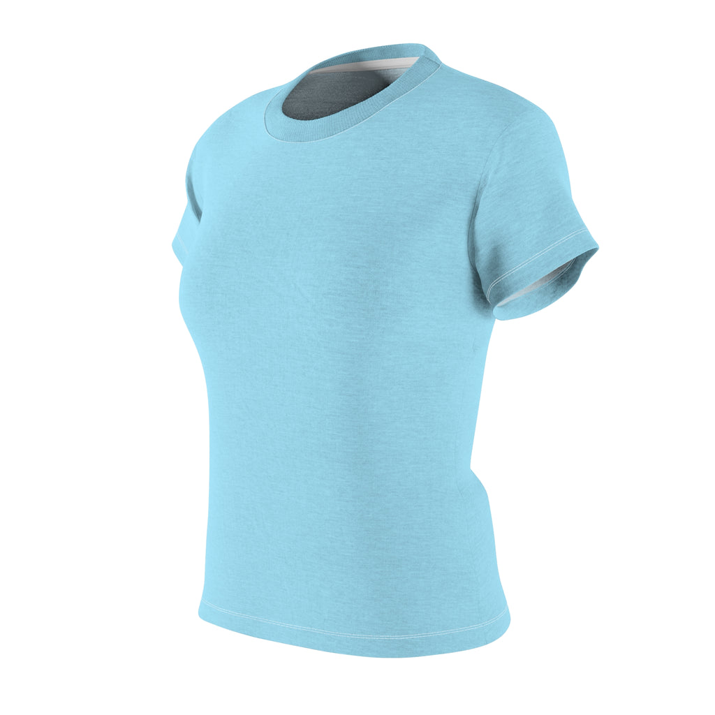 Women's Cut & Sew Tee — Classic Light Blue Crewneck