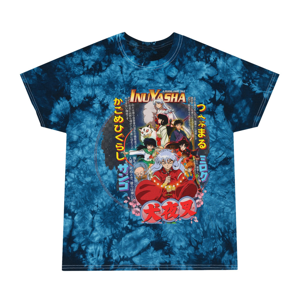 InuYasha Tie-Dye T-Shirt — Anime Crystal Graphic Tee