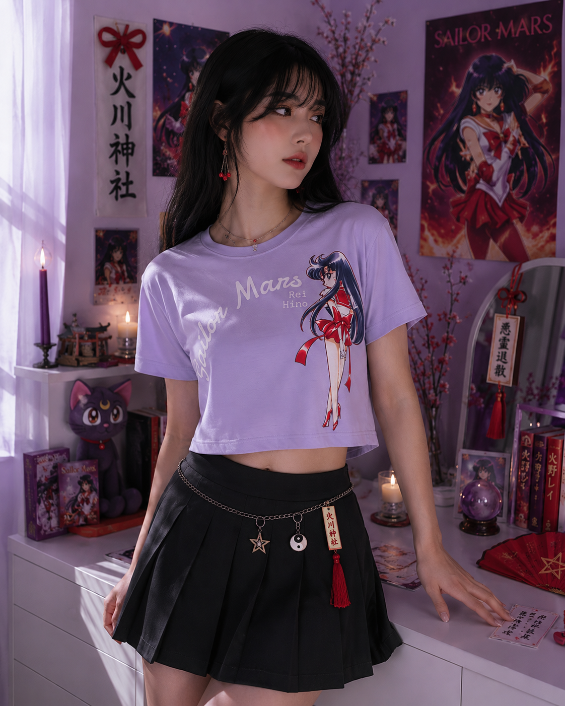 sailor-mars-crop-tee-retro-anime-rei-hino-graphic-top