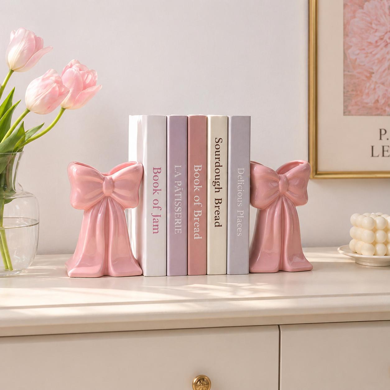 Coquette, Ceramic Vase Bow