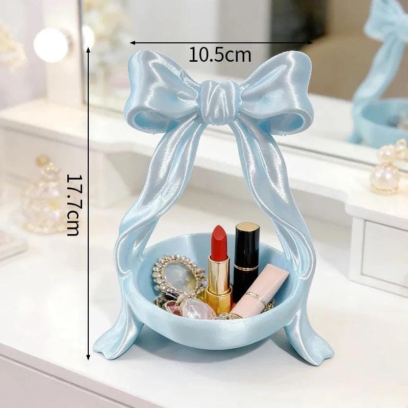 Coquette Jewelry Display Bow, 3D Printed Desktop Decoration