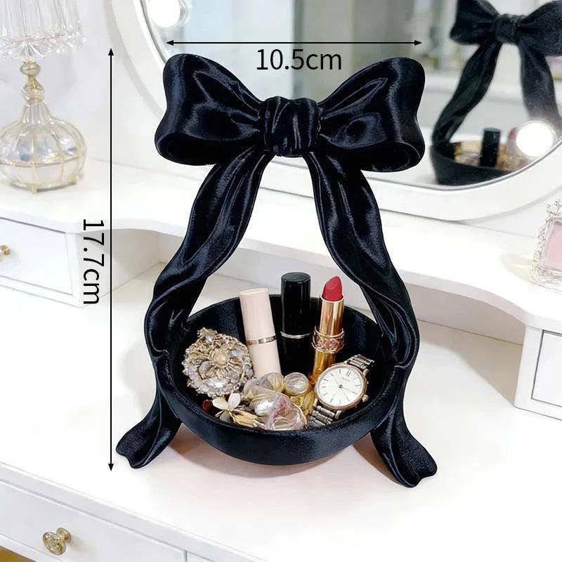 Coquette Jewelry Display Bow, 3D Printed Desktop Decoration