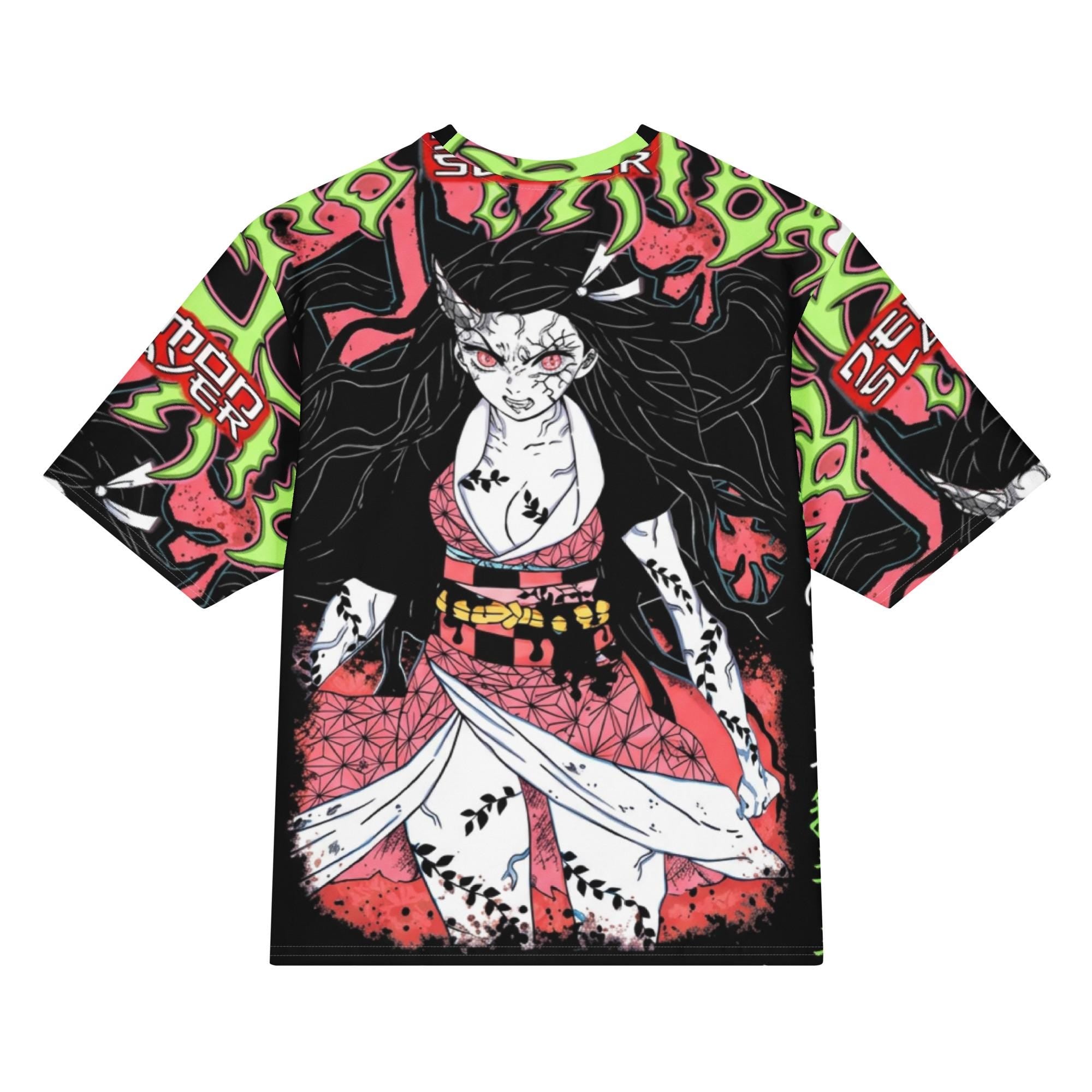 Demon Hunters Slayers Nezuko Oversized cotton t-shirt