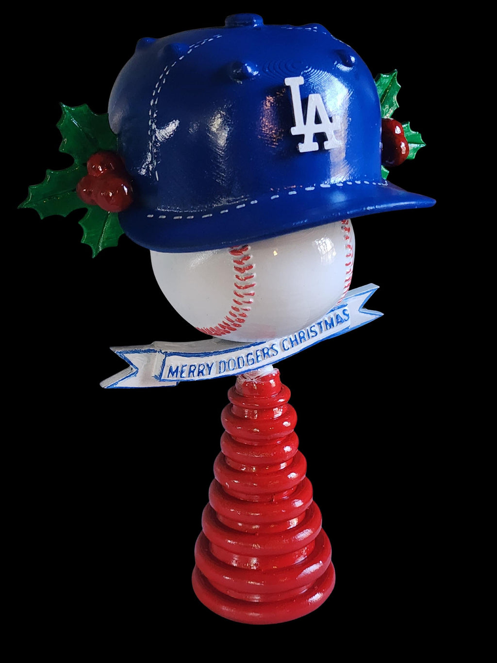 Dodgers Los Angeles City Christmas Tree Topper 10 inches Christmas Gift
