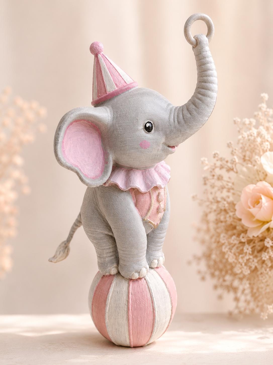 Elephant Circus Cake Topper, Centerpiece Baby Shower - MagikaPop