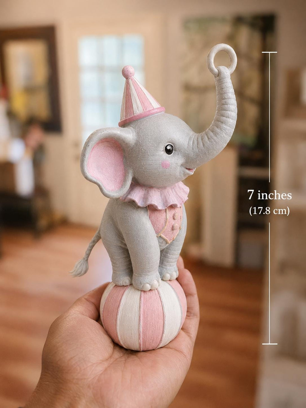 Elephant Circus Cake Topper, Centerpiece Baby Shower - MagikaPop