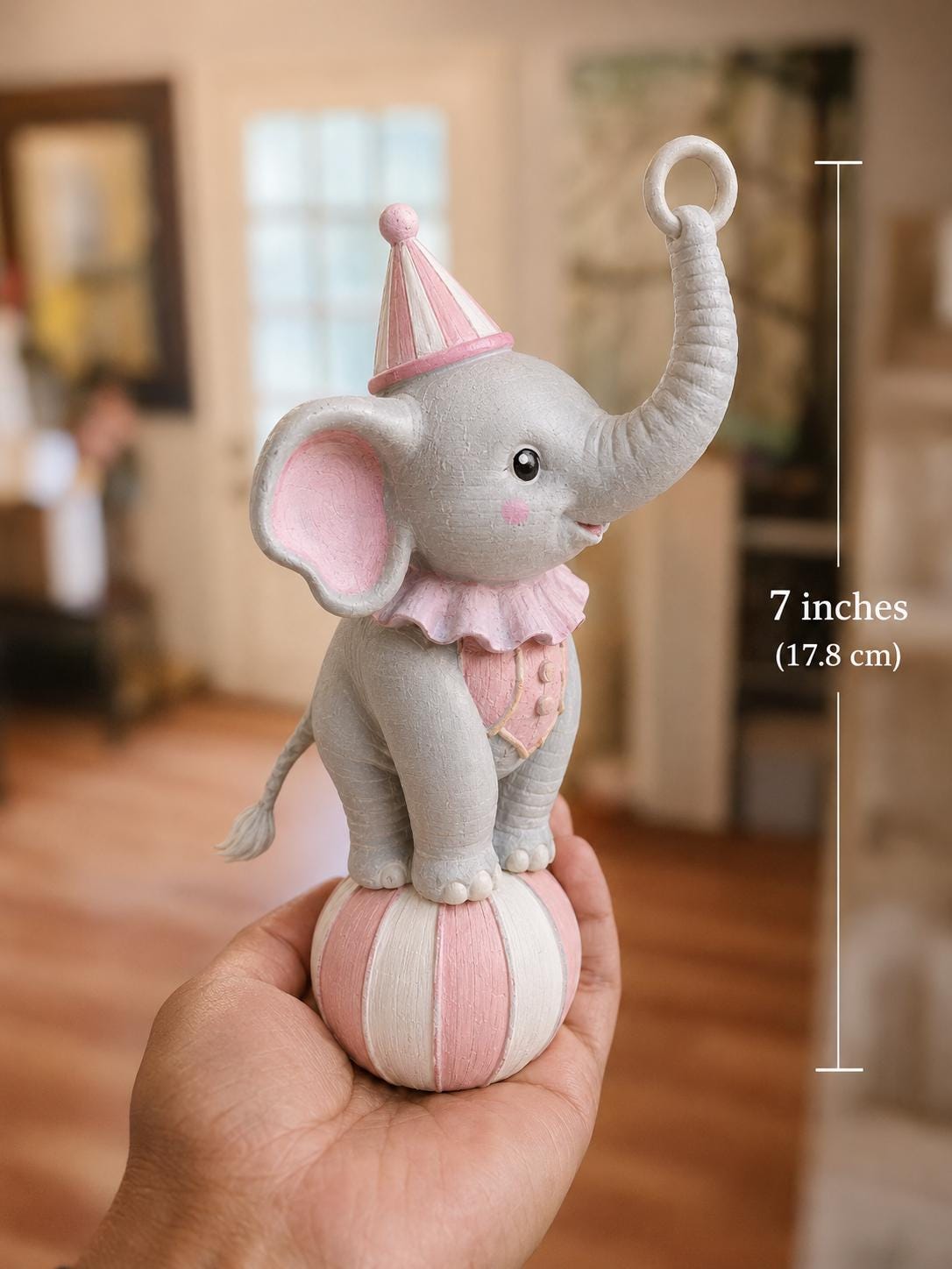 Elephant Circus Cake Topper, Centerpiece Baby Shower - MagikaPop